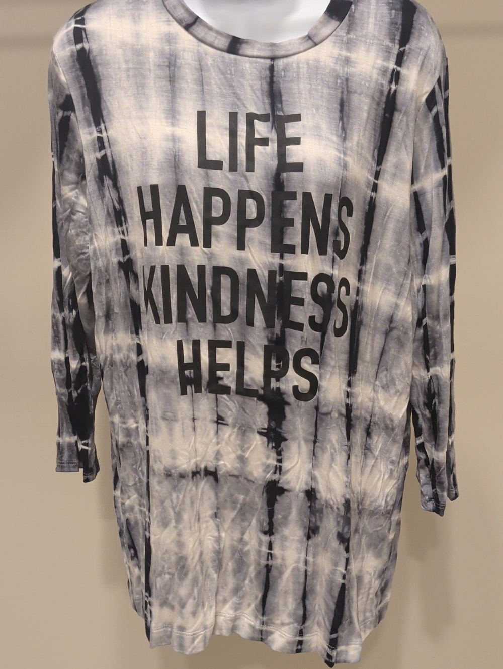 Reb.In.J NWOT Graphic Tee Blk/Wht Tie Dye